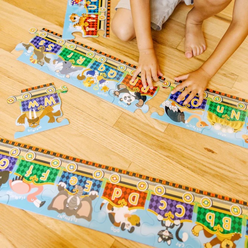 Melissa & Doug Alphabet Express Jumbo Jigsaw Learning Floor Puzzle